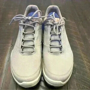 Ecco Golf Hybrid 3 Biom Gor Tex Yak Leather Golf Shoe Beige Size 40 Extra Width